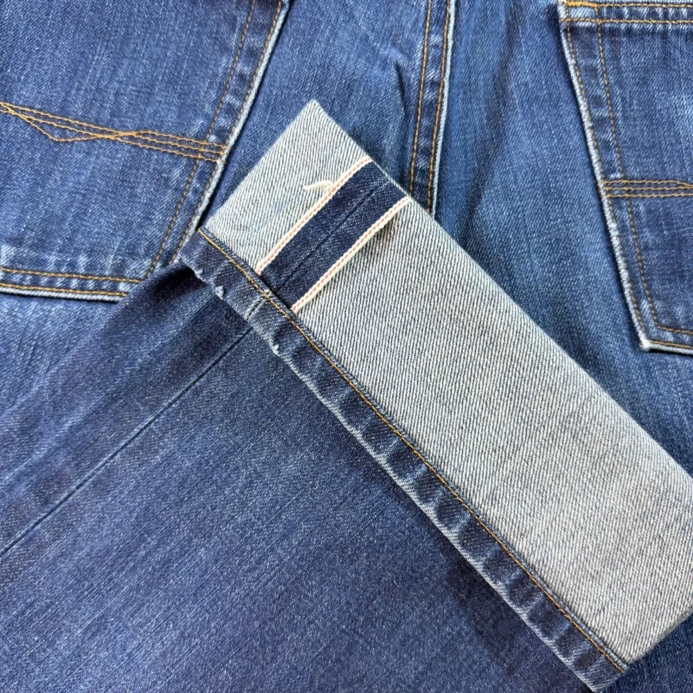 LL Bean Selvedge Denim Jeans Mens 32x32 Limited Edition No. 1176/1912 Button Fly